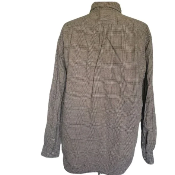 Tommy Hilfiger Tan Plaid Button Down Shirt - Picture 6 of 10